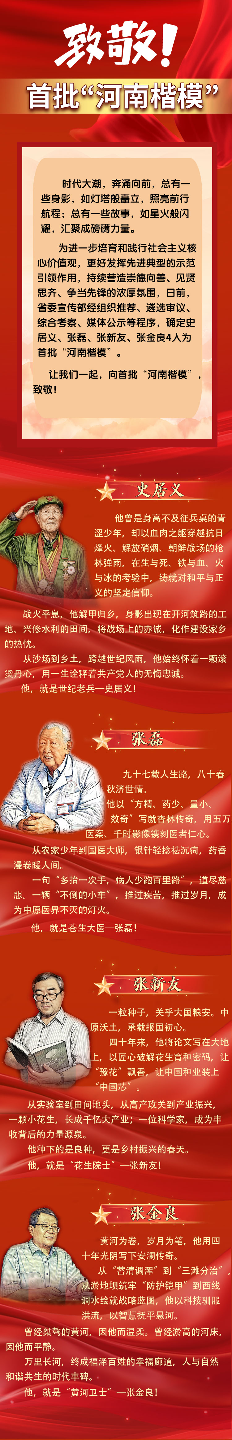 图说丨致敬！首批“河南楷模”